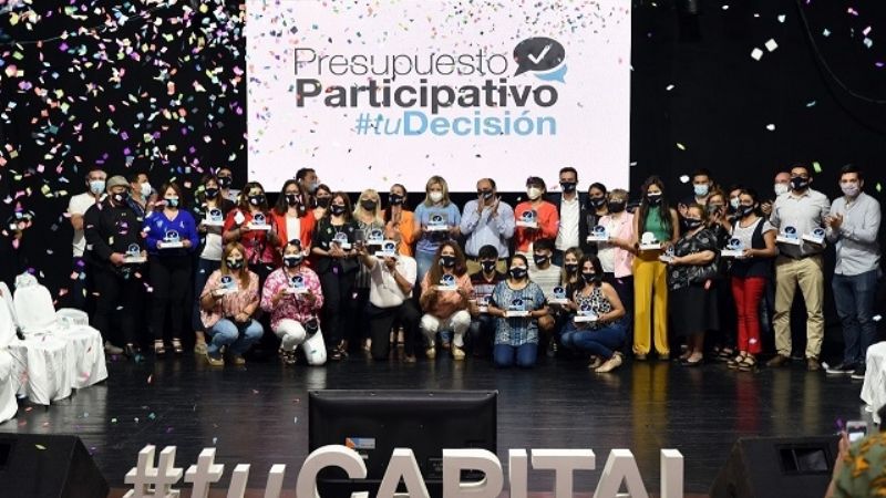 Premiaron a los proyectos ganadores  del Presupuesto Participativo