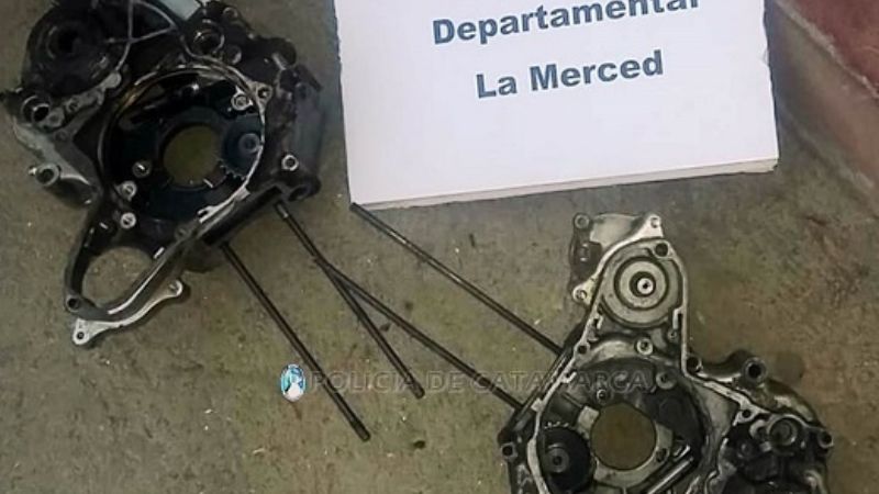 Secuestran una moto y dos motores en una inspección de talleres mecánicos
