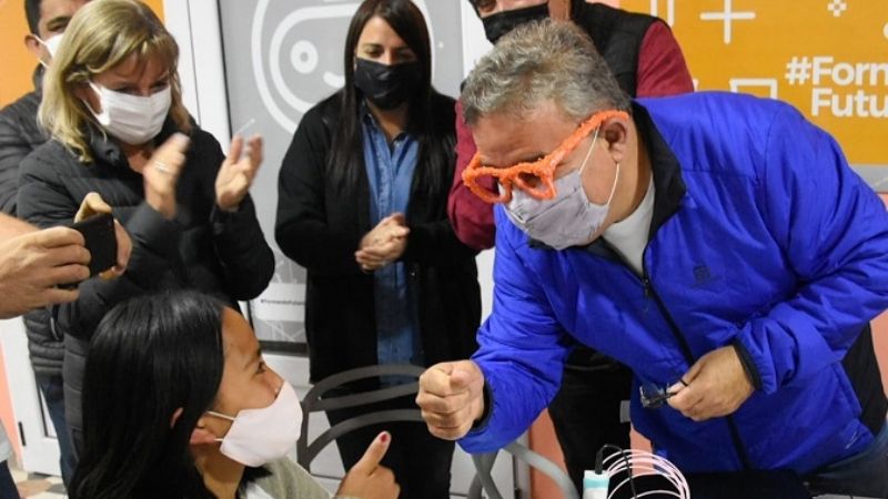 Inauguraron un Laboratorio de robótica en Puerta de San José