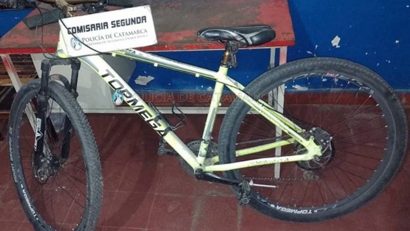 Demoran a dos adolescentes por el robo de una bicicleta