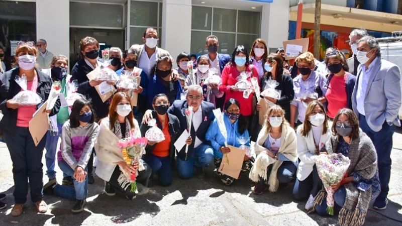 Jalil entregó viviendas e inauguró obras en el Hospital “Luis A. Vargas”