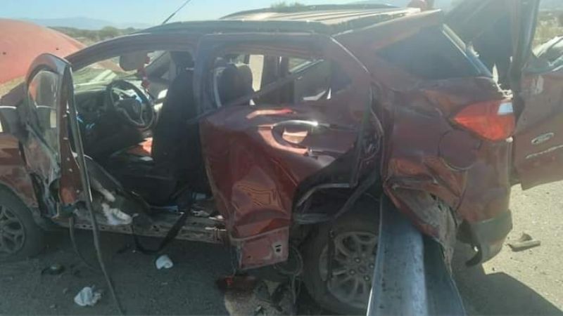 Dos fallecidos y cuatro heridos en un accidente en Belén