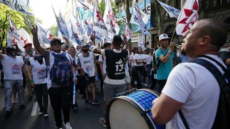 El kirchnerismo le impuso su sello al acto por el Día de la Lealtad