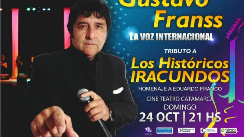Show de música del recuerdo con Gustavo Franss y Los Históricos Iracundos