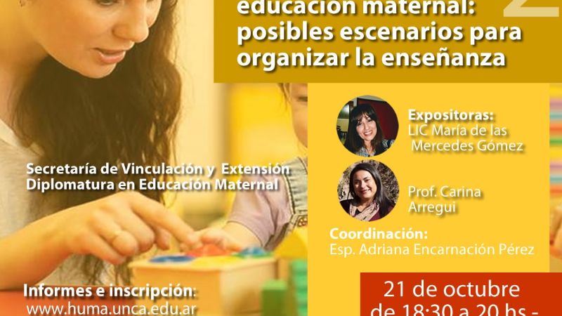 Continúa ciclo de charlas sobre Primeras infancias y Educación maternal