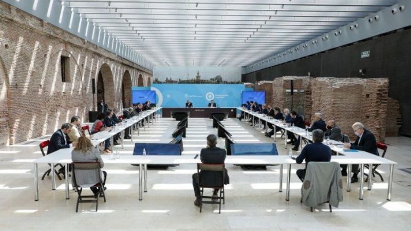 Alberto Fernández encabeza en Chubut la reunión de Gabinete Federal