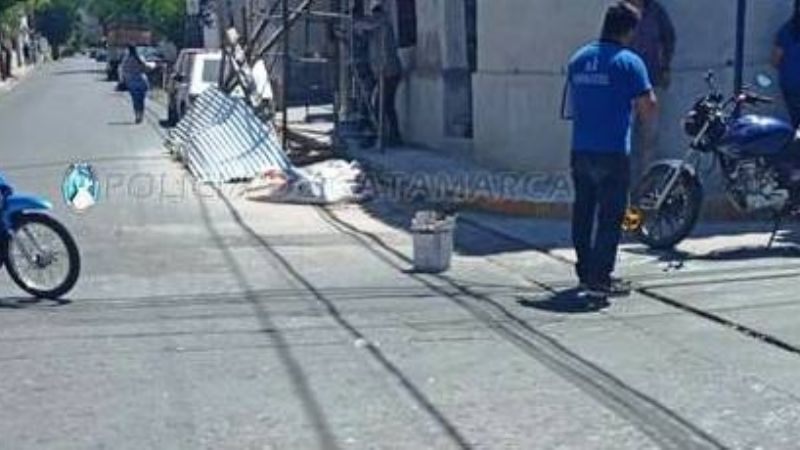 Chocaron dos motos en el Centro