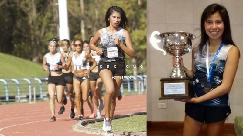 La santamariana Nadine Vilca, Campeona Argentina, en 1500 Mts.