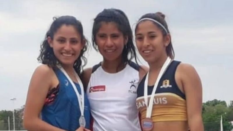 La santamariana Nadine Vilca, Campeona Argentina, en 1500 Mts.