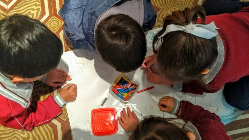 Taller de Collage para chicos en el Museo Laureano Brizuela