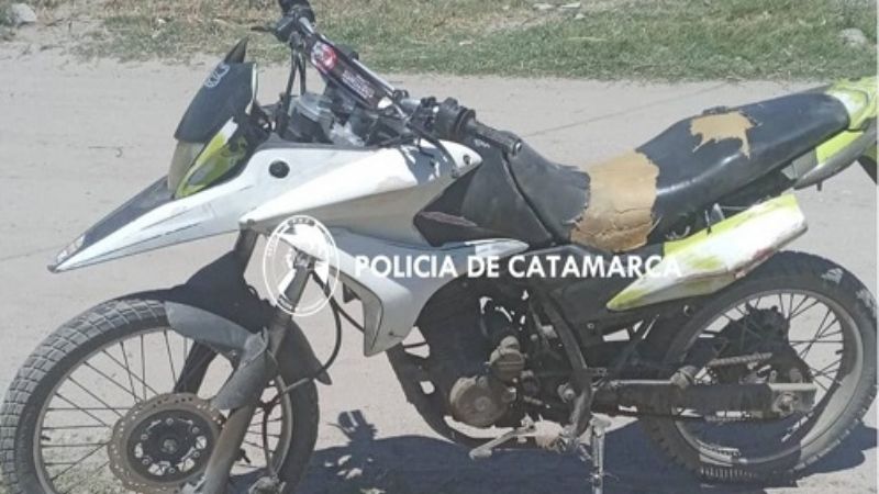 Motociclista lesionado