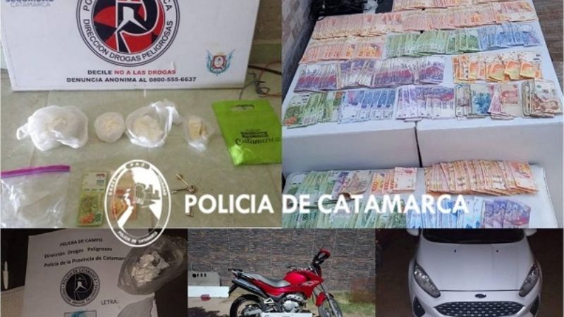 Secuestran 360 gramos de cocaína