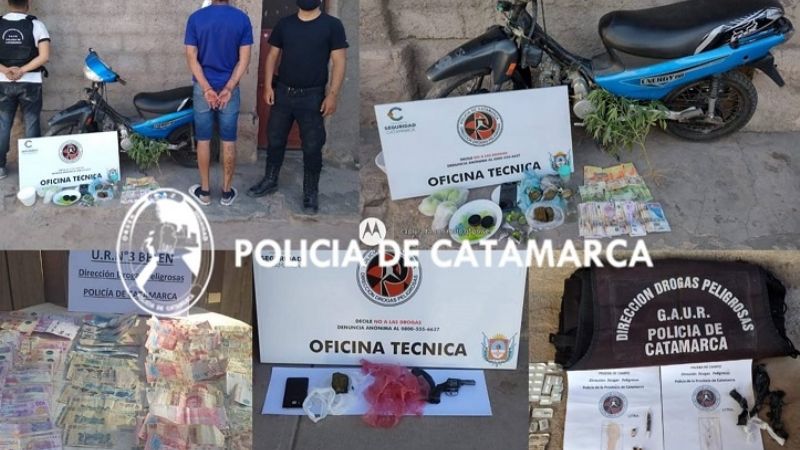 Secuestran 360 gramos de cocaína