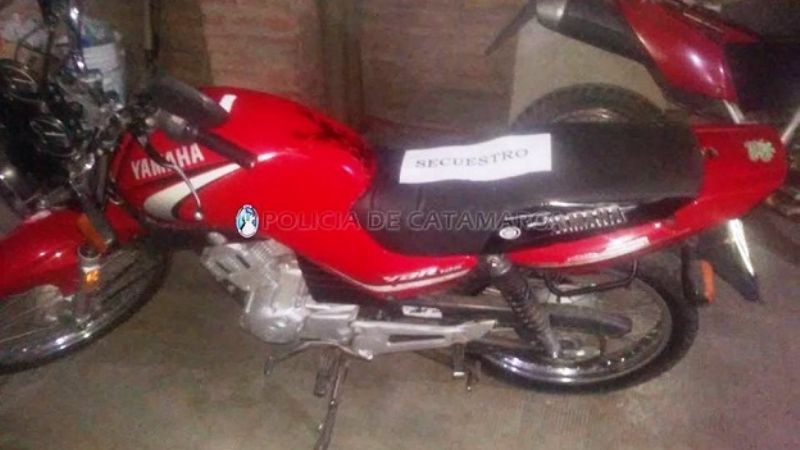 Recuperan una motocicleta