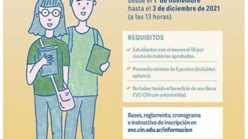 Becas Estímulo a las vocaciones científicas