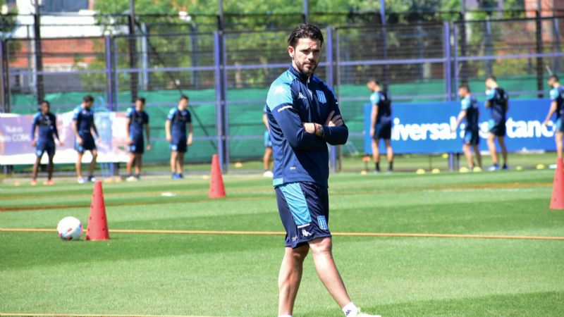 Fernando Gago fue presentado y ya trabaja en Racing