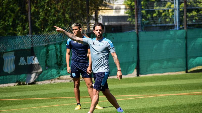 Fernando Gago fue presentado y ya trabaja en Racing