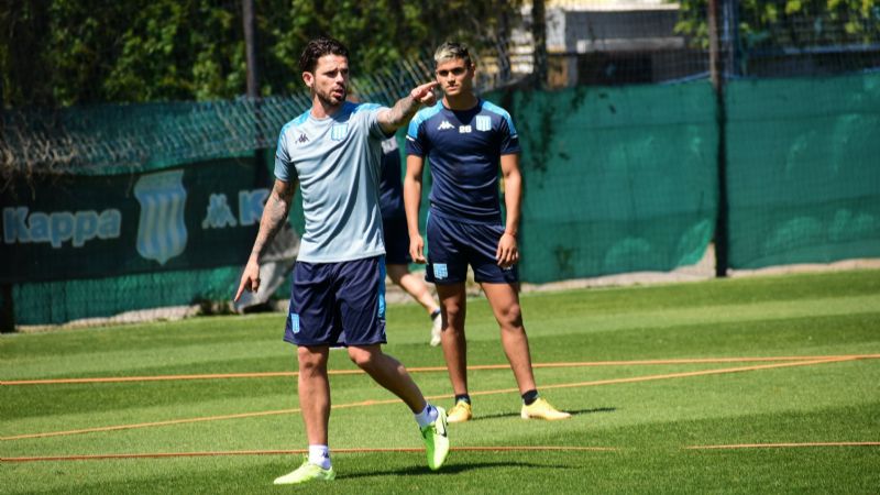 Fernando Gago fue presentado y ya trabaja en Racing