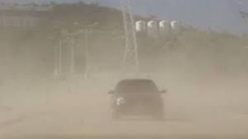 Alerta amarilla por fuertes vientos