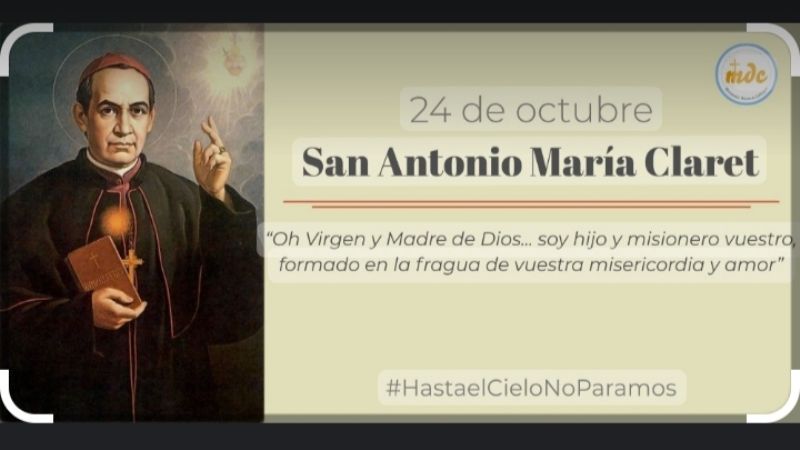 Triduo en honor de San Antonio María Claret
