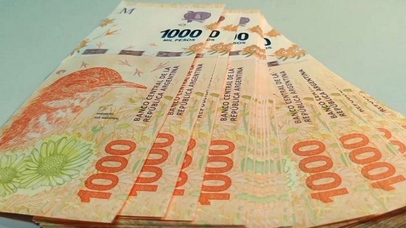 Por primera vez, la impresión de billetes de $1000 superó a la de $500