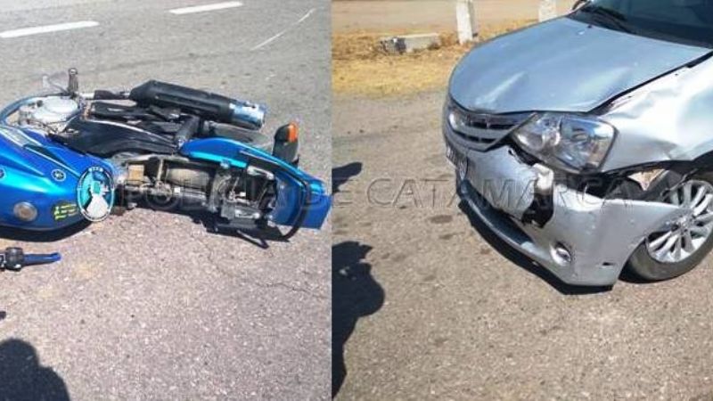 Adolescente lesionado en un accidente en Chumbicha