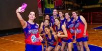 LAS CHICAS de Catamarca Basket en sus últimos entrenamientos en la provincia.
