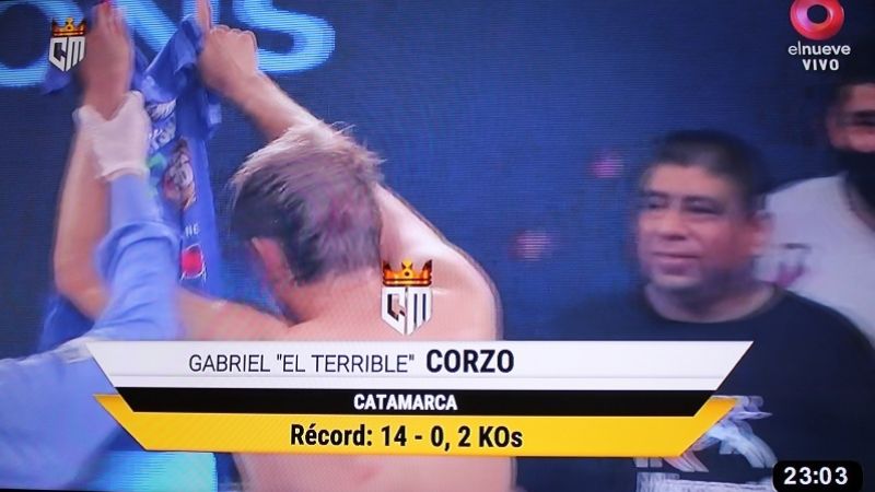 Regreso con gloria del “Terrible” Corzo en Buenos Aires