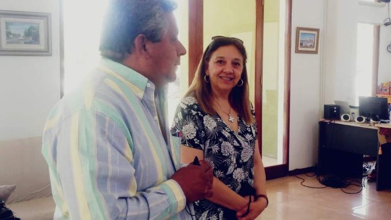 Gómez se reunió con la directora de Odontología de Salud