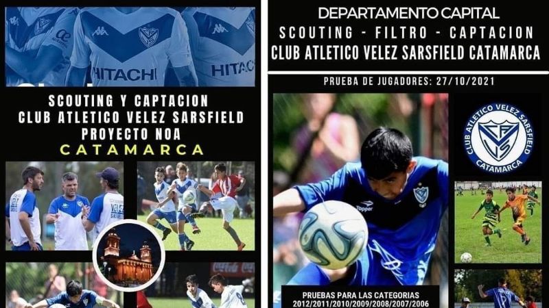 Vélez de Catamarca recibe al proyecto de captación de Vélez AFA