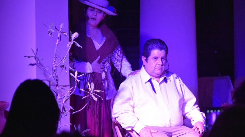 El público acompañó la puesta en escena de “Juan Alfonso, el sentidor”