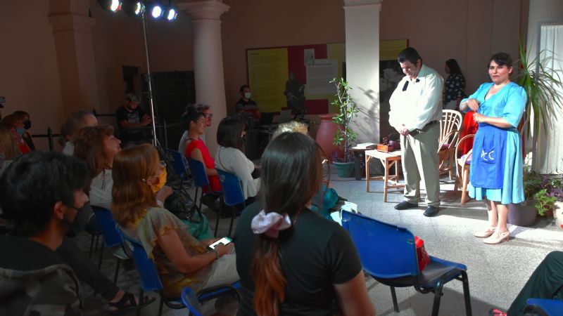 El público acompañó la puesta en escena de “Juan Alfonso, el sentidor”