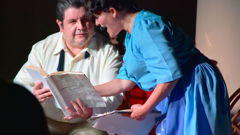 El público acompañó la puesta en escena de “Juan Alfonso, el sentidor”