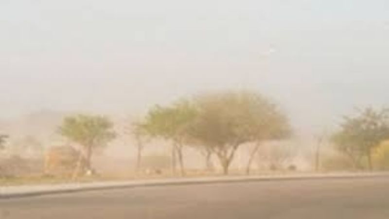 Alerta amarilla por fuertes vientos