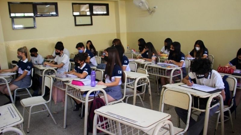 Regreso a clases presenciales de los alumnos del ex Colegio Nacional