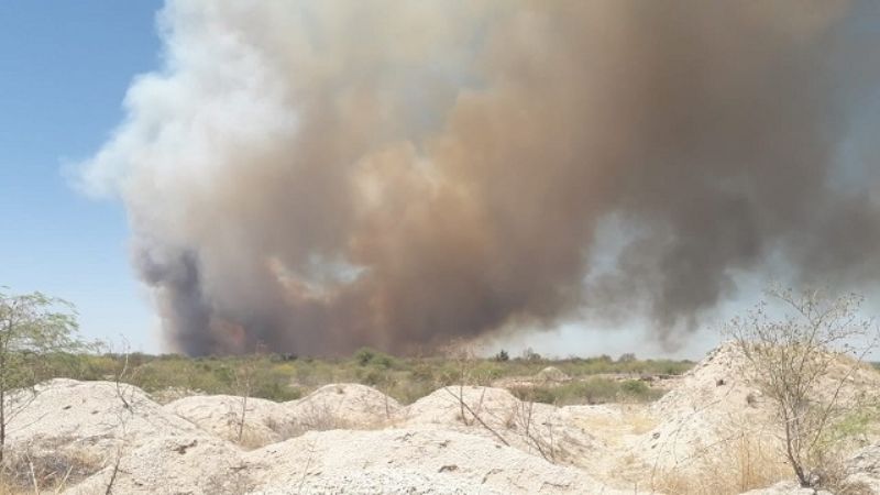 Catamarca vivió un verdadero infierno con fuego, viento y más de 40°