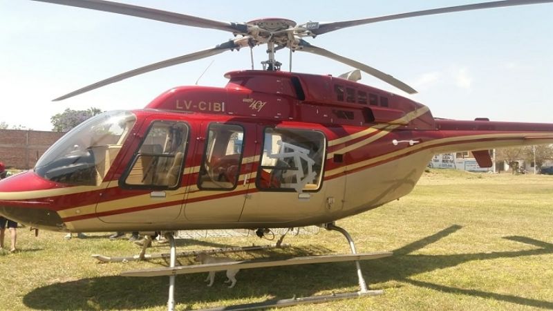 Incendios forestales: un avión y un helicóptero se sumaron a las tareas