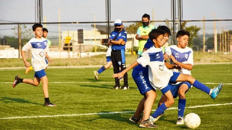 Multitud de niños por la Captación de Vélez AFA, en Vélez Catamarca