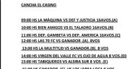 EN CANCHA de los Empleados del Casino, en Valle Viejo.