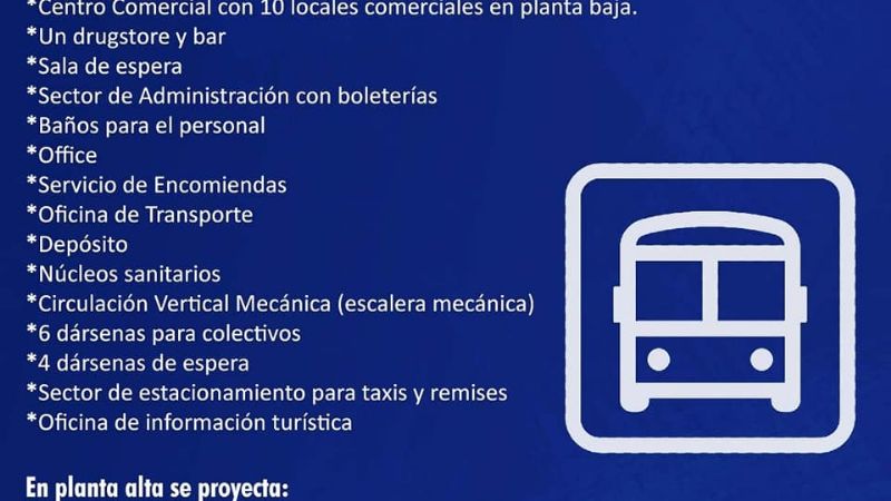 Avanza el proyecto de la Terminal de Ómnibus de Santa María