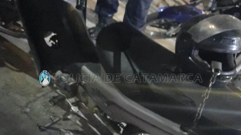 Secuestran una moto abandonada en la calle