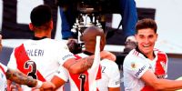 JULIÁN ÁLVAREZ hizo dos goles para River y fue la figura en el superclásico ante Boca.