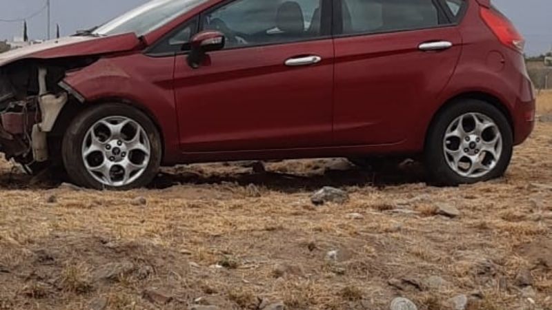 Siguió de largo y se tragó la rotonda