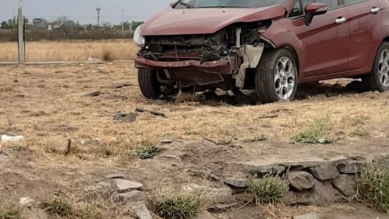 Siguió de largo y se tragó la rotonda