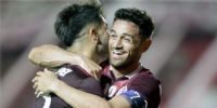 LAUTARO ACOSTA hizo el gol para que Lanús haya quedado como solitario escolta del líder, River.