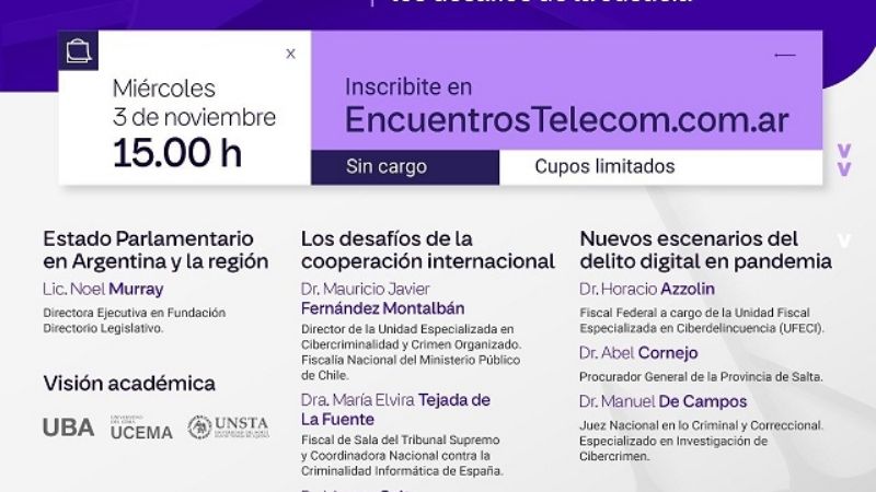 “Delitos en entornos digitales: los desafíos de la Justicia”
