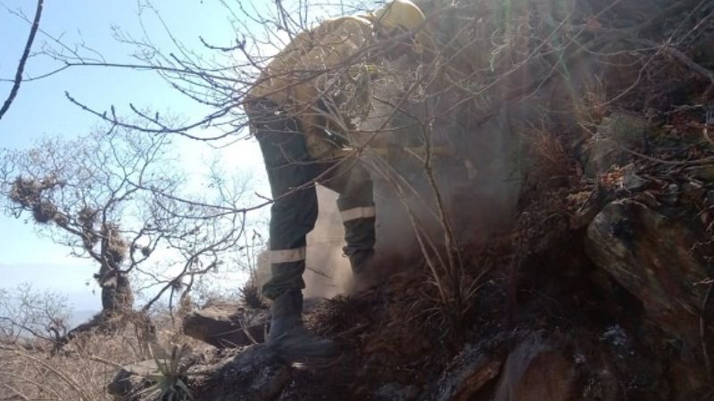 Controlaron el incendio en Ancasti