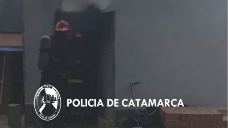 Incendio intencional en una vivienda
