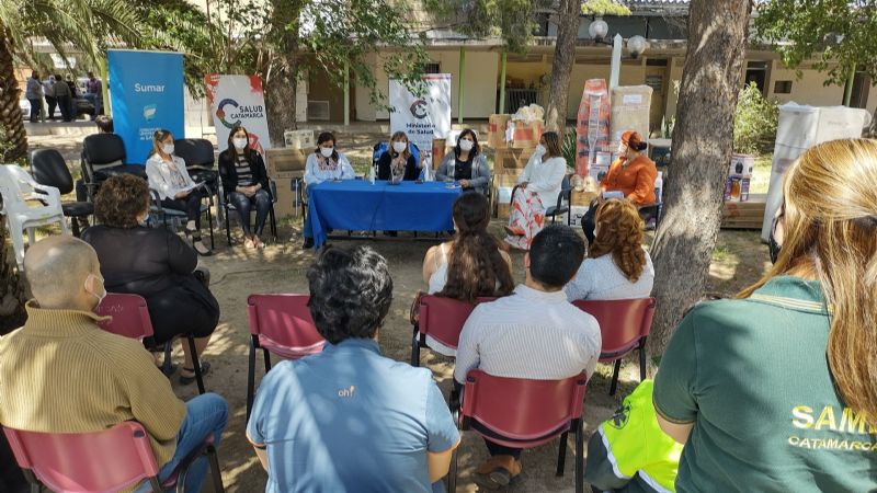 Entregaron elementos a centros de salud del interior