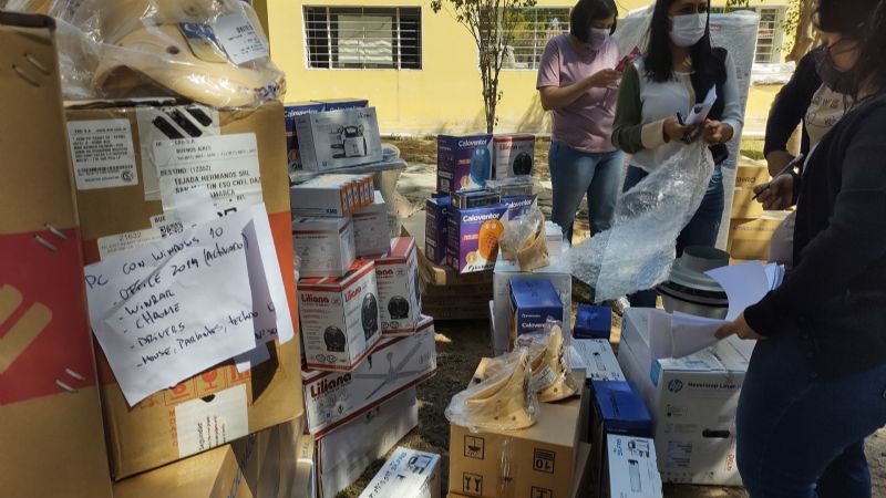 Entregaron elementos a centros de salud del interior